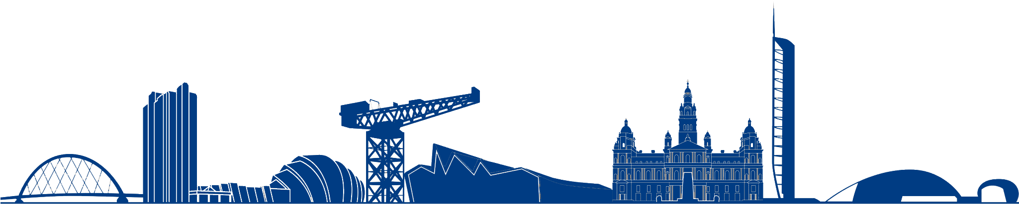 Glasgow skyline drawing